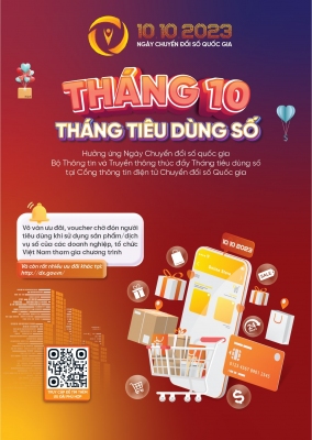 Thông cáo báo chí Tháng hành động Ngày Chuyển đổi số quốc gia 10.10 và "Tháng 10. Tháng tiêu dùng số" năm 2023