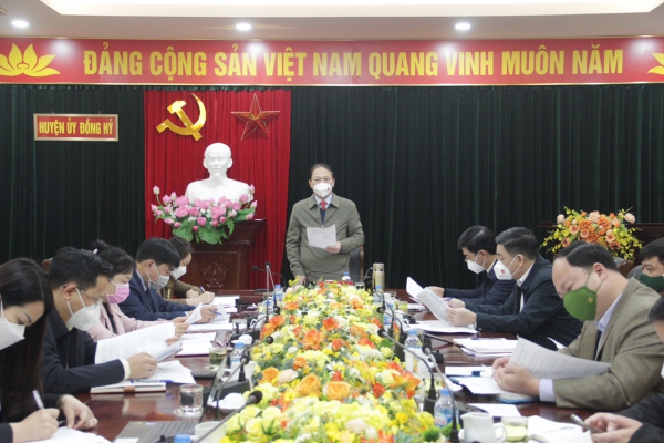 Hội nghị Ban Thường vụ Huyện ủy Đồng Hỷ lần thứ 41, khóa XXV, nhiệm kỳ 2020-2025