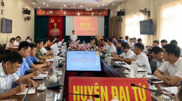 Huyện ủy Đại Từ tổ chức Hội nghị giao ban chuyên đề công tác kiểm tra, giám sát của Đảng