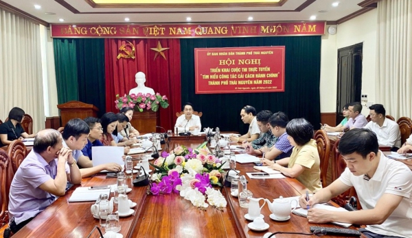 Thành phố Thái Nguyên: Tổ chức Cuộc thi trực tuyến “Tìm hiểu cải cách hành chính” năm 2022