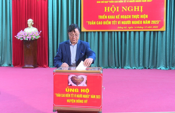 Đồng Hỷ, Phú Lương: Phát động “Tuần cao điểm Tết vì người nghèo năm 2023”