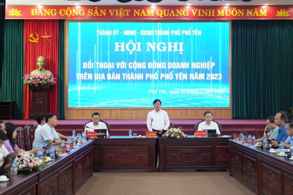 Phổ Yên: Đối thoại cộng đồng doanh nghiệp năm 2023