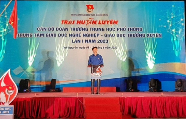 Bế mạc Trại huấn luyện cán bộ Đoàn khối trường THPT và Trung tâm giáo dục nghề nghiệp - giáo dục thường xuyên lần thứ I, năm 2023