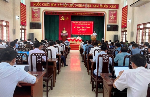 Kỳ họp chuyên đề lần thứ 7, HĐND huyện Đại Từ khóa XX