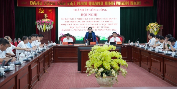 Đảng bộ thành phố Sông Công: Sơ kết giữa nhiệm kỳ Đại hội khóa IX