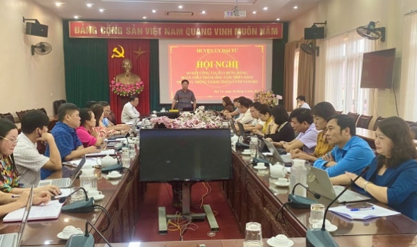 Đại Từ: Sơ kết công tác Đảng - Đoàn thể 9 tháng năm 2023