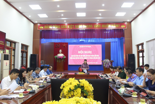 Võ Nhai: Giao ban công tác nội chính, dân vận 9 tháng, triển khai nhiệm vụ 3 tháng cuối năm 2023