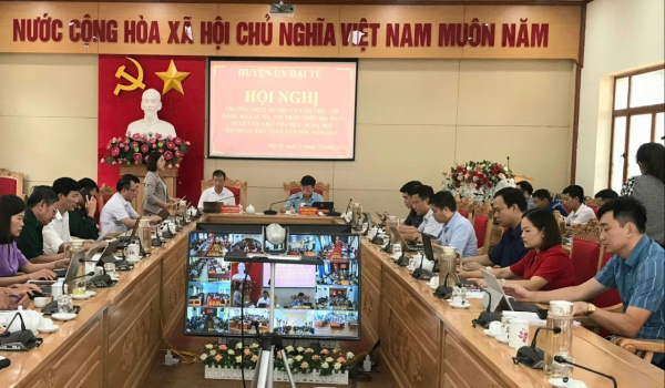 Thường trực Huyện ủy Đại Từ làm việc với đảng bộ các xã, thị trấn