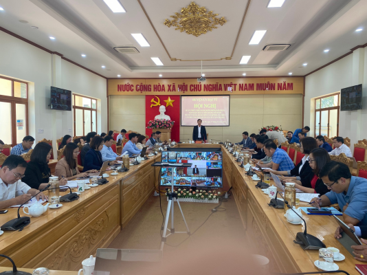 Đại Từ tổ chức hội nghị triển khai các văn bản mới về công tác tổ chức xây dựng Đảng