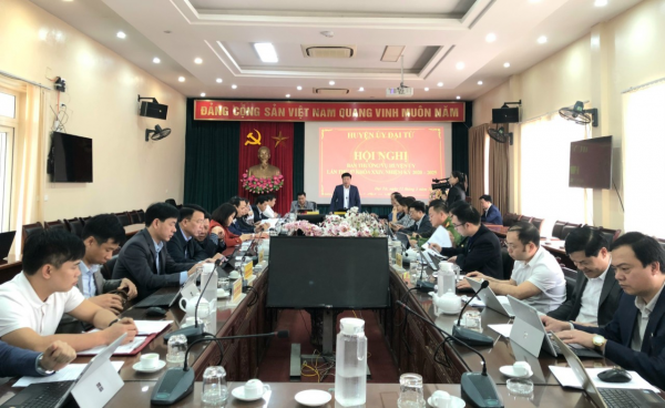 Hội nghị Ban Thường vụ Huyện ủy Đại Từ lần thứ 57, nhiệm kỳ 2020 - 2025