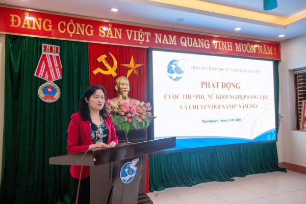 Phát động cuộc thi “Phụ nữ khởi nghiệp sáng tạo và chuyển đổi xanh”