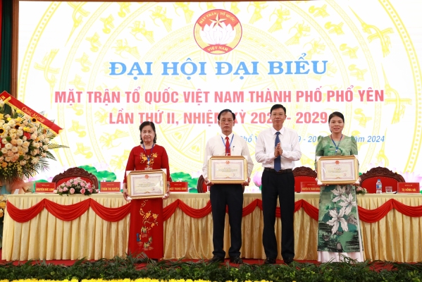 Đại hội đại biểu Mặt trận Tổ quốc thành phố Phổ Yên lần thứ II, nhiệm kỳ 2024 - 2029