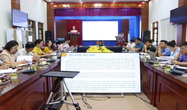 Võ Nhai và Phú Bình: Quan tâm thực hiện tốt công tác dân vận, nội chính
