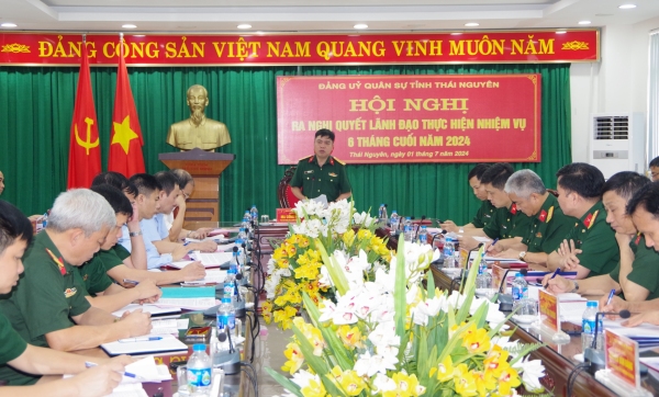 Đảng ủy Quân sự tỉnh ra Nghị quyết lãnh đạo thực hiện nhiệm vụ 6 tháng cuối năm 2024