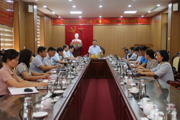 Định Hóa: Giao ban công tác xây dựng Đảng, đoàn thể 6 tháng đầu năm 2024