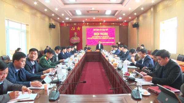 Hội nghị lần thứ 84 Ban Thường vụ Huyện ủy Đại Từ khóa XXIV