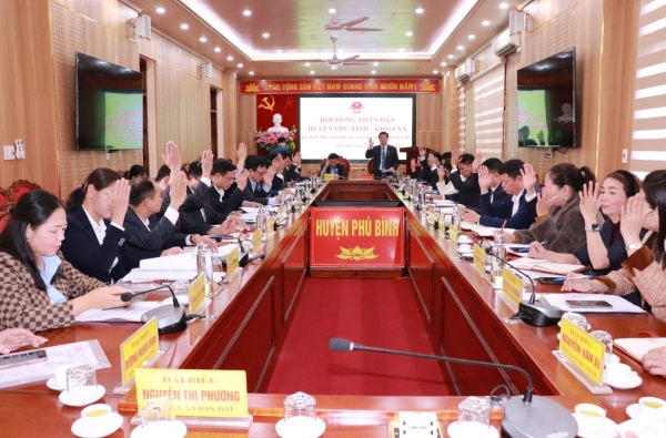 HĐND thành phố Phổ Yên và huyện Phú Bình: Thông qua nhiều nội dung quan trọng về phát triển kinh tế - xã hội