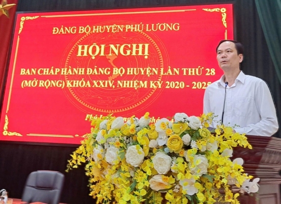 Hội nghị Ban Chấp hành Đảng bộ huyện Phú Lương lần thứ 28, khóa XXIV, nhiệm kỳ 2020 - 2025