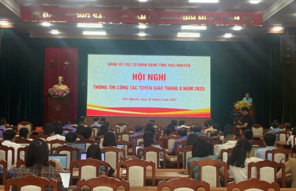 Hội nghị thông tin công tác tuyên giáo tháng 8/2025