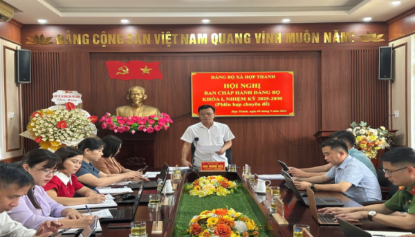 Phấn đấu xây dựng xã Hợp Thành phát triển nhanh, bền vững