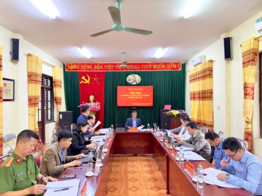 Hội nghị Ban Thường vụ, Ban Chấp hành Đảng bộ xã Tân Cương, Cao  Minh: Cho ý kiến vào nhiều nội dung quan trọng