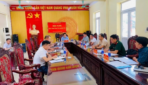 Ban Thường vụ Đảng ủy xã Phú Bình và xã Nghĩa Tá: Cho ý kiến vào nhiều nội dung quan trọng