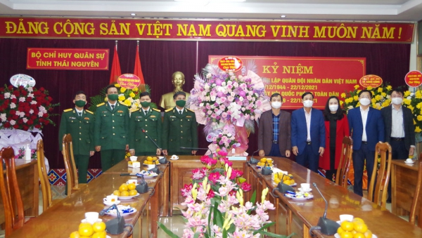 Lãnh đạo tỉnh chúc mừng Ngày thành lập Quân đội nhân dân Việt Nam