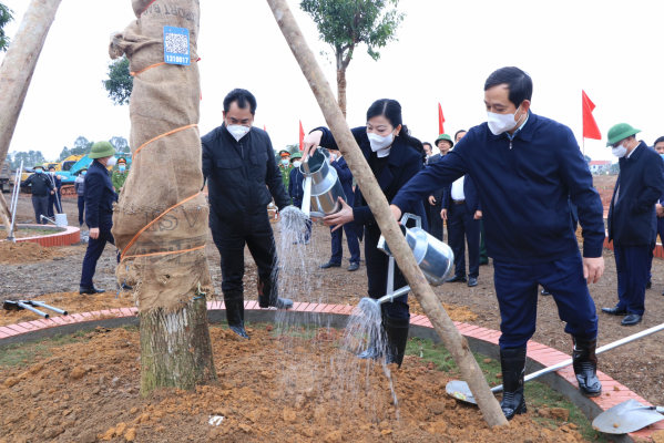 Thị xã Phổ Yên: Phát động Tết trồng cây “Đời đời nhớ ơn Bác Hồ” Xuân Nhâm Dần 2022