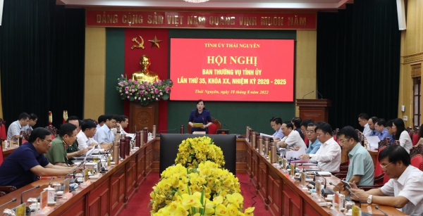 Hội nghị Ban Thường vụ Tỉnh uỷ cho ý kiến đối với nhiều nội dung về phát triển kinh tế - xã hội