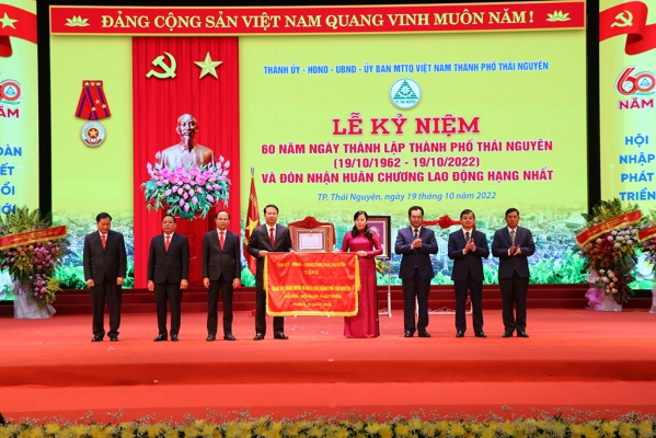 Thành phố Thái Nguyên long trọng kỷ niệm 60 năm Ngày thành lập (19/10/1962 - 19/10/2022)