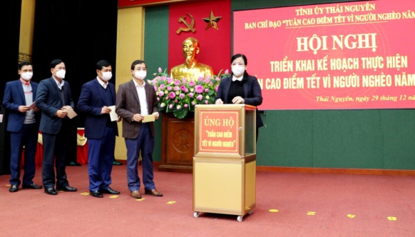 Thái Nguyên kêu gọi chung tay chăm lo Tết cho người nghèo