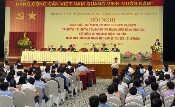 Ban Tuyên giáo Trung ương tổ chức hội nghị quán triệt các quy định của Ban Bí thư Trung ương Đảng về công tác tuyên truyền, báo chí, xuất bản