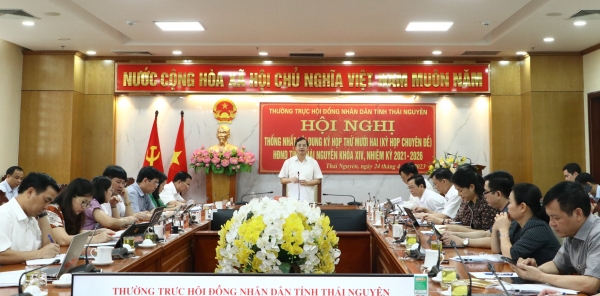 Thống nhất các nội dung Kỳ họp thứ 12 (kỳ họp chuyên đề), Hội đồng nhân dân tỉnh khoá XIV