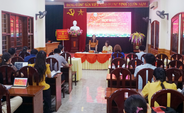 Họp báo công bố số liệu thống kê kinh tế - xã hội tỉnh Thái Nguyên 6 tháng đầu năm 2023