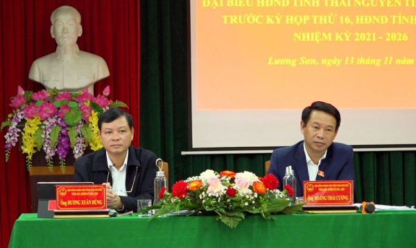 Đại biểu Hội đồng nhân dân tỉnh tiếp xúc cử tri tại các địa phương