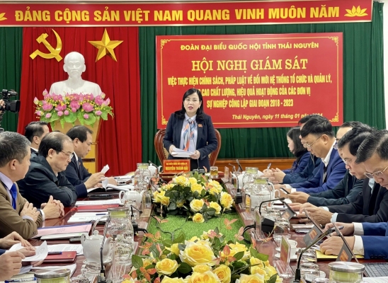 Đoàn đại biểu Quốc hội tỉnh giám sát tại Sở Y tế và Sở Kế hoạch và Đầu tư