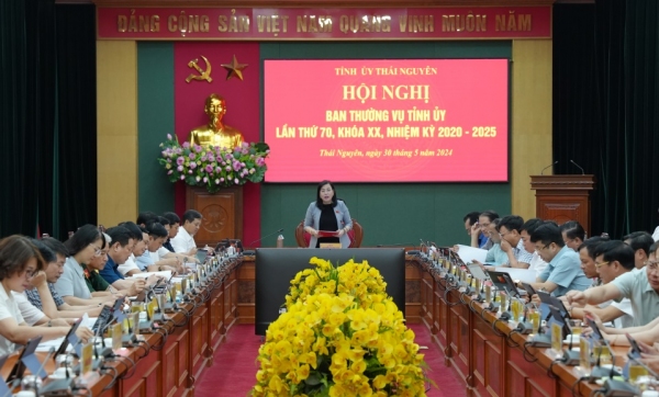 Ban Thường vụ Tỉnh ủy Thái Nguyên cho chủ trương điều chỉnh, đầu tư một số dự án