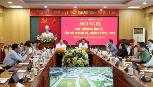 Hội nghị Ban Thường vụ Tỉnh ủy lần thứ 72, nhiệm kỳ 2020 - 2025