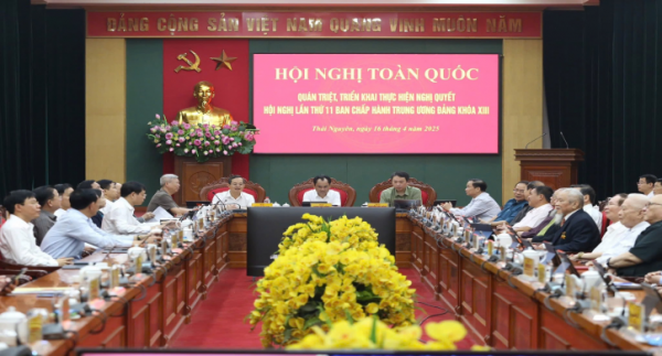 Thái Nguyên tổ chức 221 điểm cầu kết nối Hội nghị toàn quốc quán triệt, triển khai Nghị quyết Hội nghị lần thứ 11 Ban Chấp hành Trung ương Đảng khóa XIII