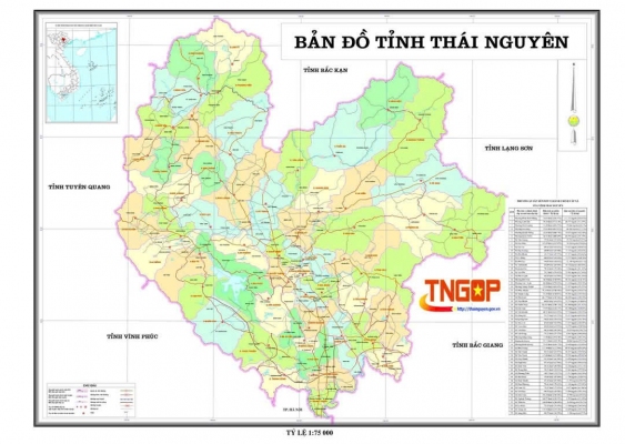 Dự thảo Phương án sắp xếp đơn vị hành chính cấp xã tỉnh Thái Nguyên