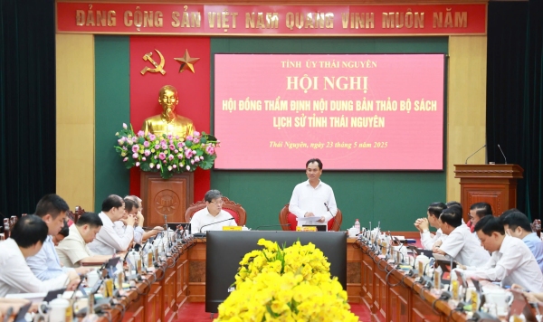 Hội đồng thẩm định đánh giá cao giá trị khoa học bộ sách Lịch sử tỉnh Thái Nguyên