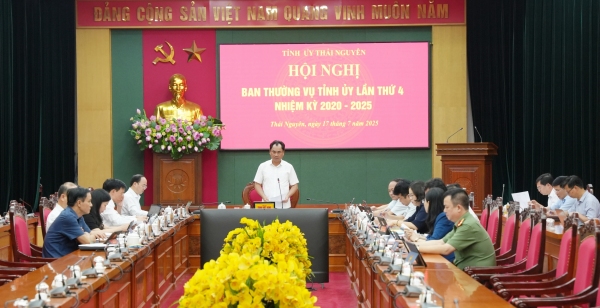 Hội nghị Ban Thường vụ Tỉnh ủy lần thứ tư, nhiệm kỳ 2020 - 2025