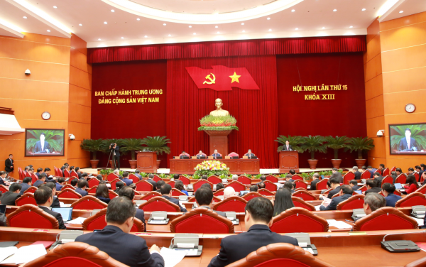 Khai mạc Hội nghị lần thứ 15 Ban Chấp hành Trung ương Đảng khóa XIII