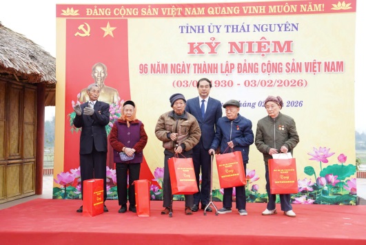 Thái Nguyên: Tổ chức kỷ niệm 96 năm Ngày thành lập Đảng Cộng sản Việt Nam