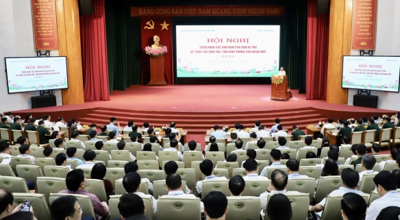 Hội nghị quán triệt, triển khai các văn bản của Ban Bí thư về công tác dân tộc, tôn giáo trong giai đoạn mới