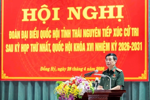 Đoàn đại biểu Quốc hội tỉnh Thái Nguyên tiếp xúc cử tri sau Kỳ họp thứ nhất, Quốc hội khóa XVI