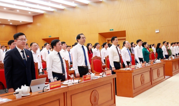 Khai mạc Kỳ họp thứ Năm, HĐND tỉnh Thái Nguyên khóa XV