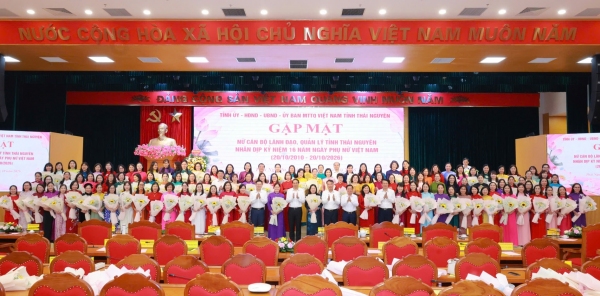 Phụ nữ tiếp tục phát huy trí tuệ, bản lĩnh, tâm huyết, xây dựng tỉnh Thái Nguyên ngày càng phát triển