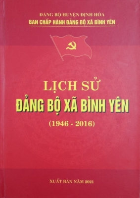 Lịch sử Đảng bộ xã Bình Yên (1946 - 2016)