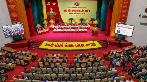 Văn kiện Đại hội đại biểu Đảng bộ tỉnh Thái Nguyên lần thứ I, nhiệm kỳ 2025 - 2030